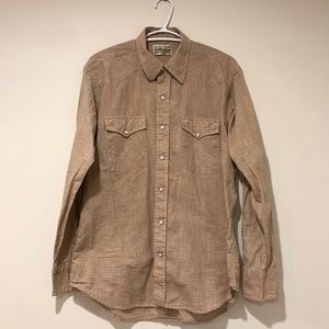 Vintage PenWestern men’s plaid shirt